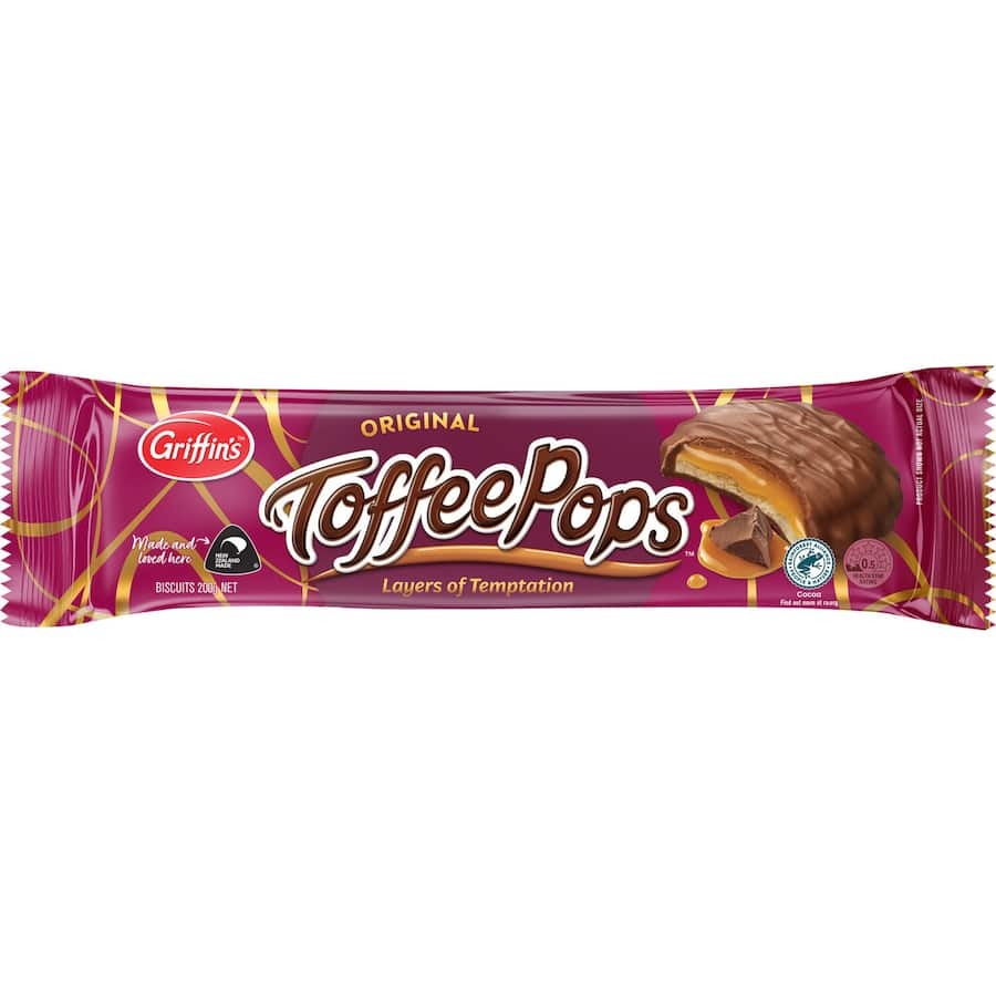 Griffins Toffee Pops Chocolate Biscuits Original