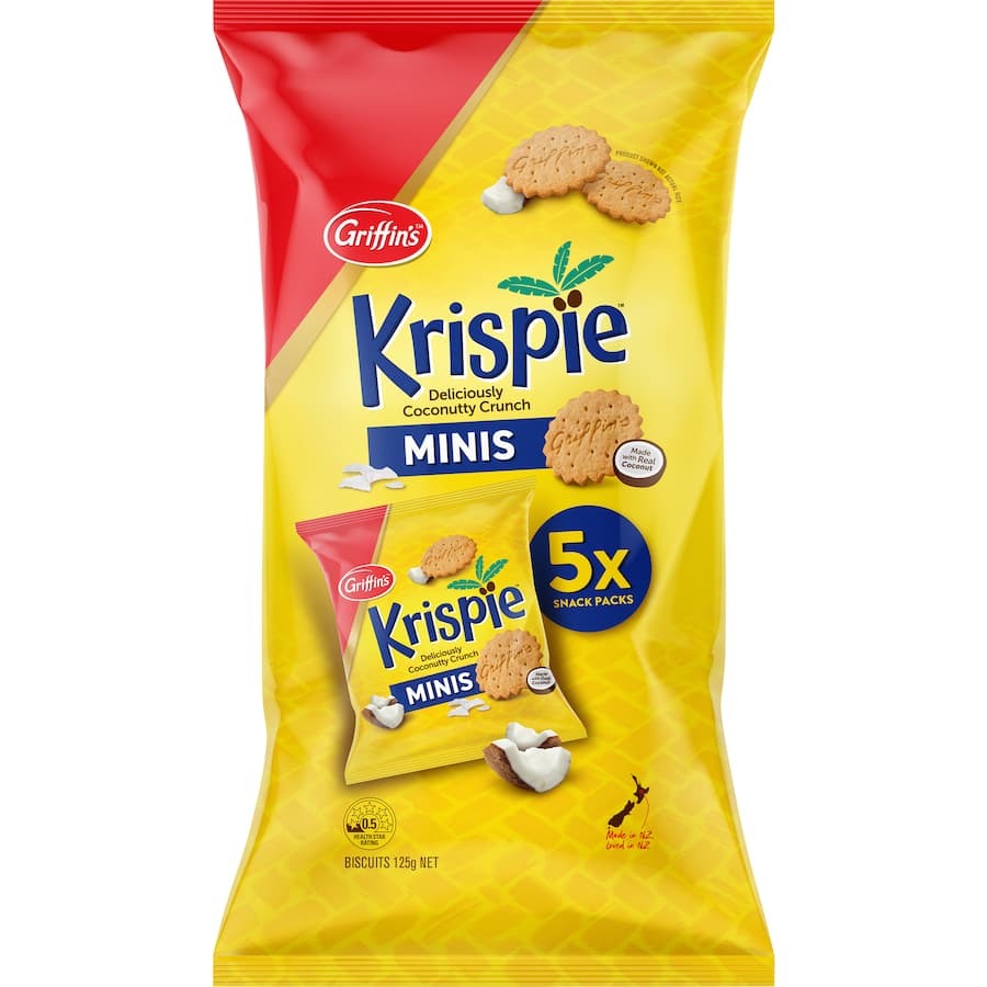 Griffins Krispies Biscuits Minis 125g