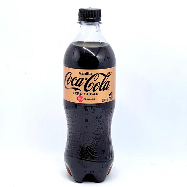 coca vanila zero sugar 600ml